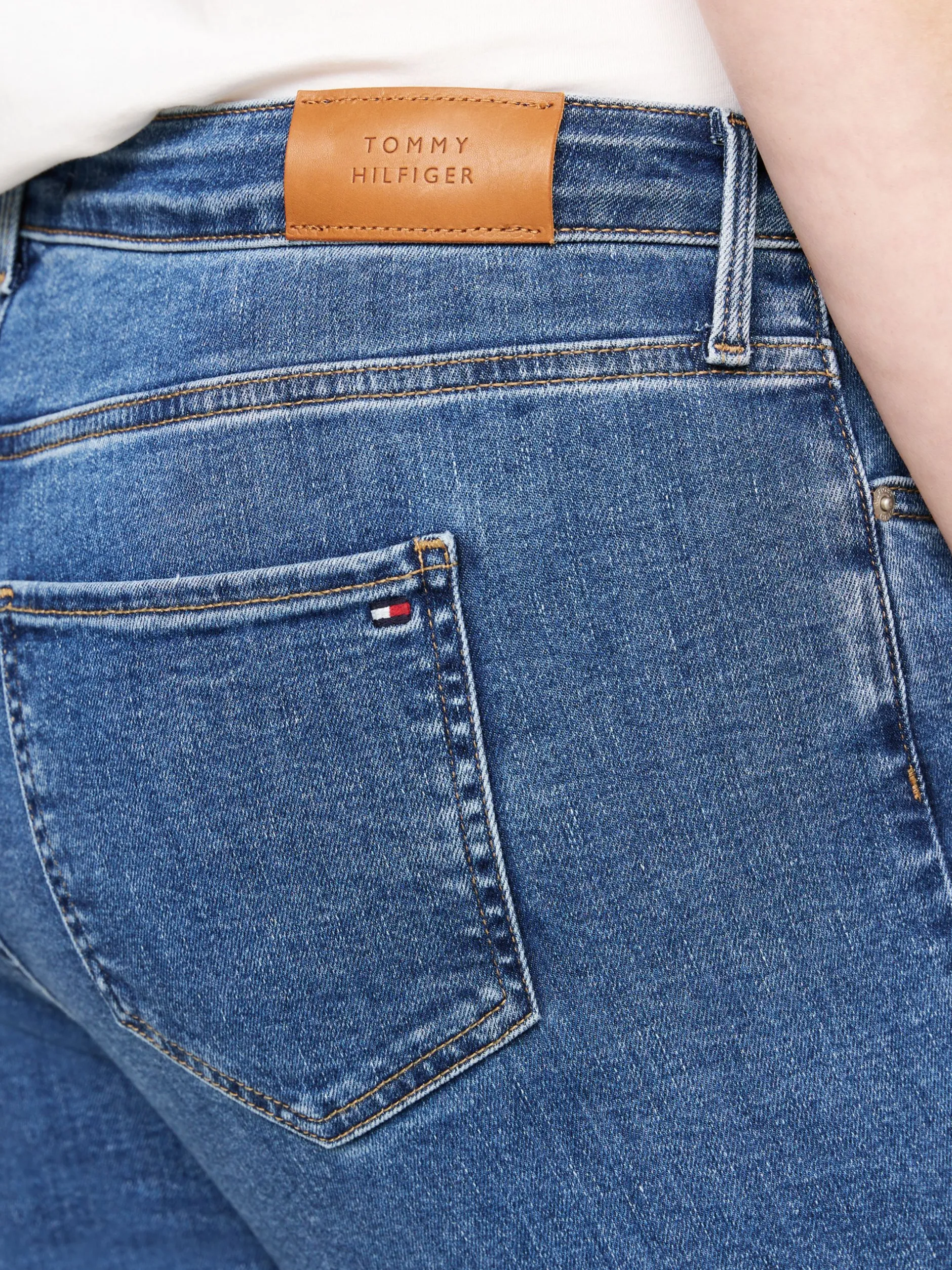 Jeansy*Tommy Hilfiger Bardzo Obcisłe Jeansy Curve Harlem ZEF
