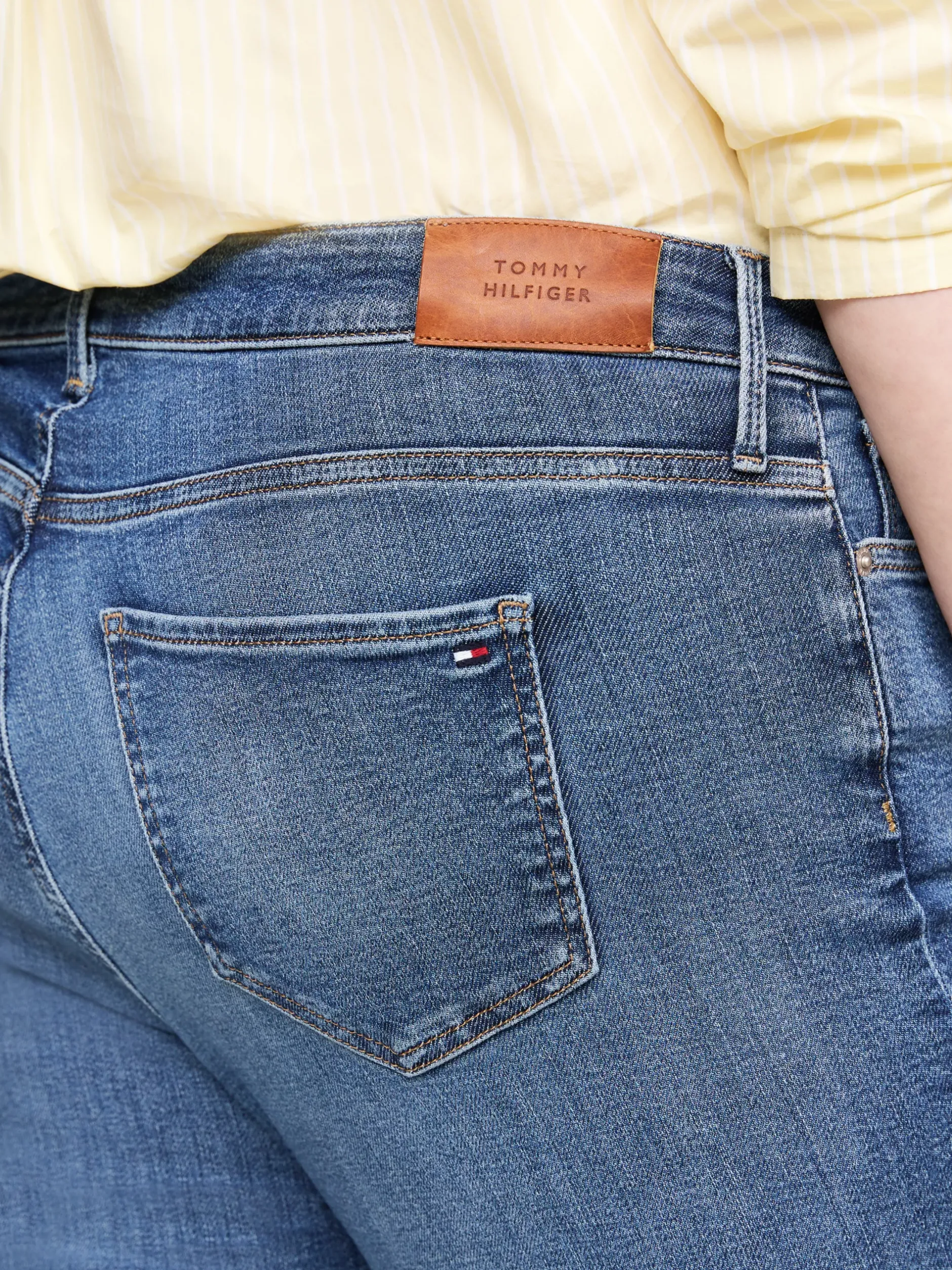 Jeansy*Tommy Hilfiger Bardzo Obcisłe Jeansy Harlem Z Kolekcji Curve BETH