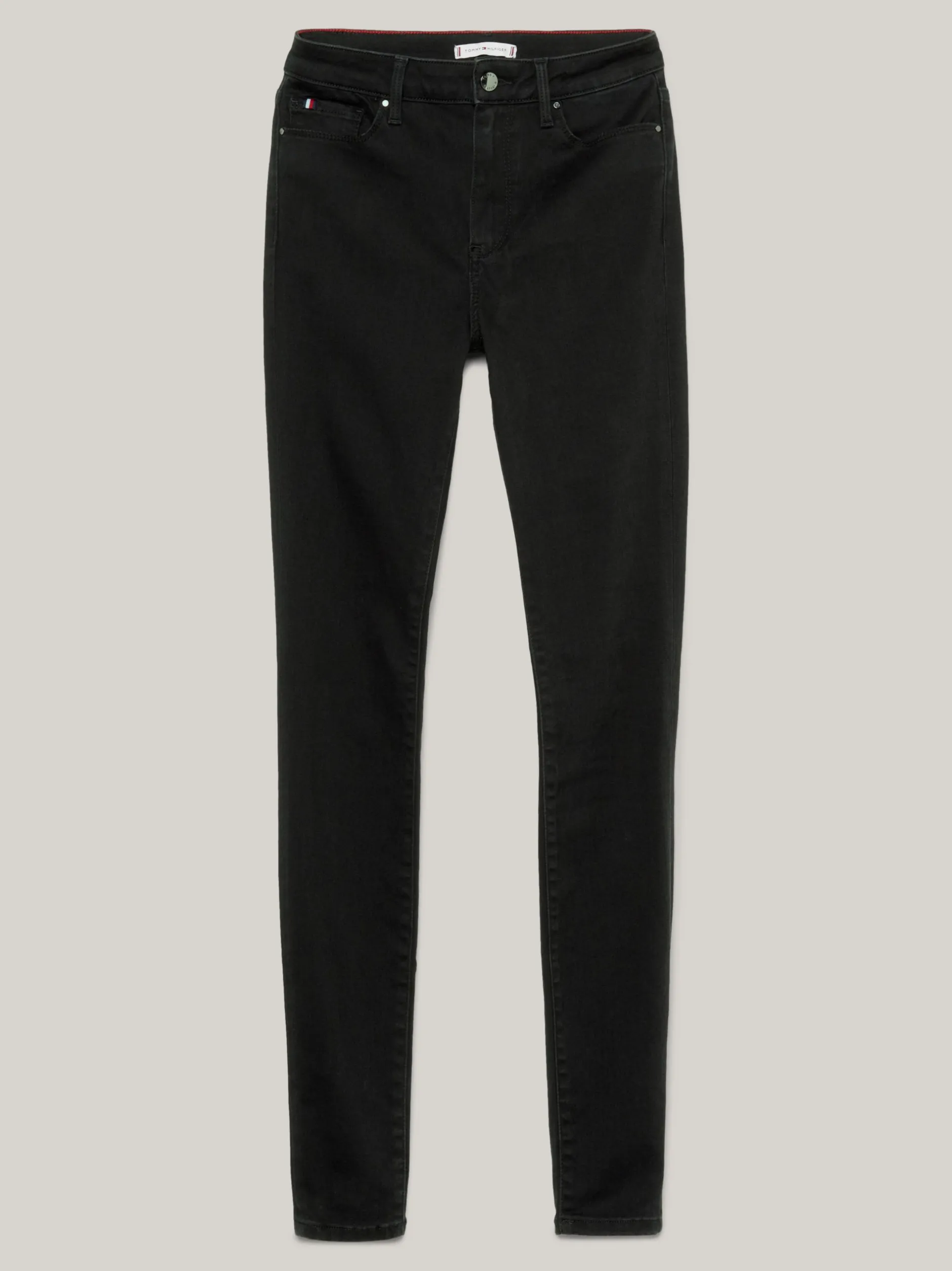 Jeansy*Tommy Hilfiger Bardzo Obcisłe Jeansy TH Flex Harlem BLACK