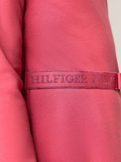 Sukienki*Tommy Hilfiger Bardzo Wąska Sukienka Z Długim Rękawem HERITAGE PINK
