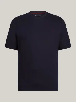 T-Shirty*Tommy Hilfiger Bardzo Wąski T-shirt Z Kolekcji Plus DESERT SKY