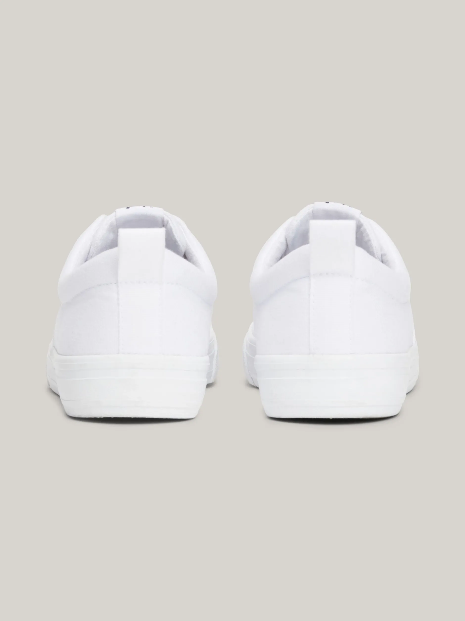 Sneakersy*Tommy Hilfiger Bawełniane Buty Sportowe Poniżej Kostki WHITE