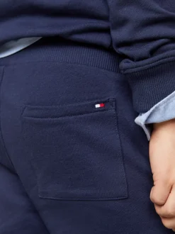 Spodnie, Szorty I Spódnice|Spodnie I Szorty*Tommy Hilfiger Bawełniane Joggery Essential Z Logo TWILIGHT NAVY