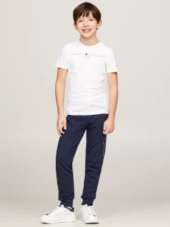 Topy I T-Shirty|T-Shirty I Koszulki Polo*Tommy Hilfiger Bawełniany T-shirt Essential Z Logo WHITE