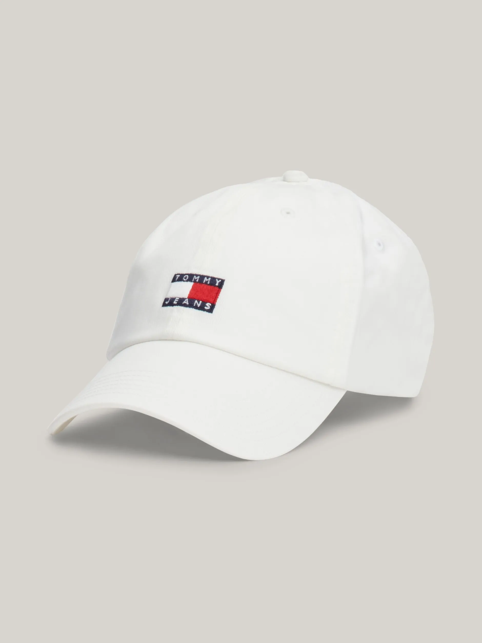 Czapki Z Daszkiem|Czapki I Szaliki*Tommy Hilfiger Bejsbolówka Heritage Z Wyhaftowaną Flagą ANCIENT WHITE