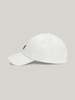 Czapki Z Daszkiem|Czapki I Szaliki*Tommy Hilfiger Bejsbolówka Heritage Z Wyhaftowaną Flagą ANCIENT WHITE