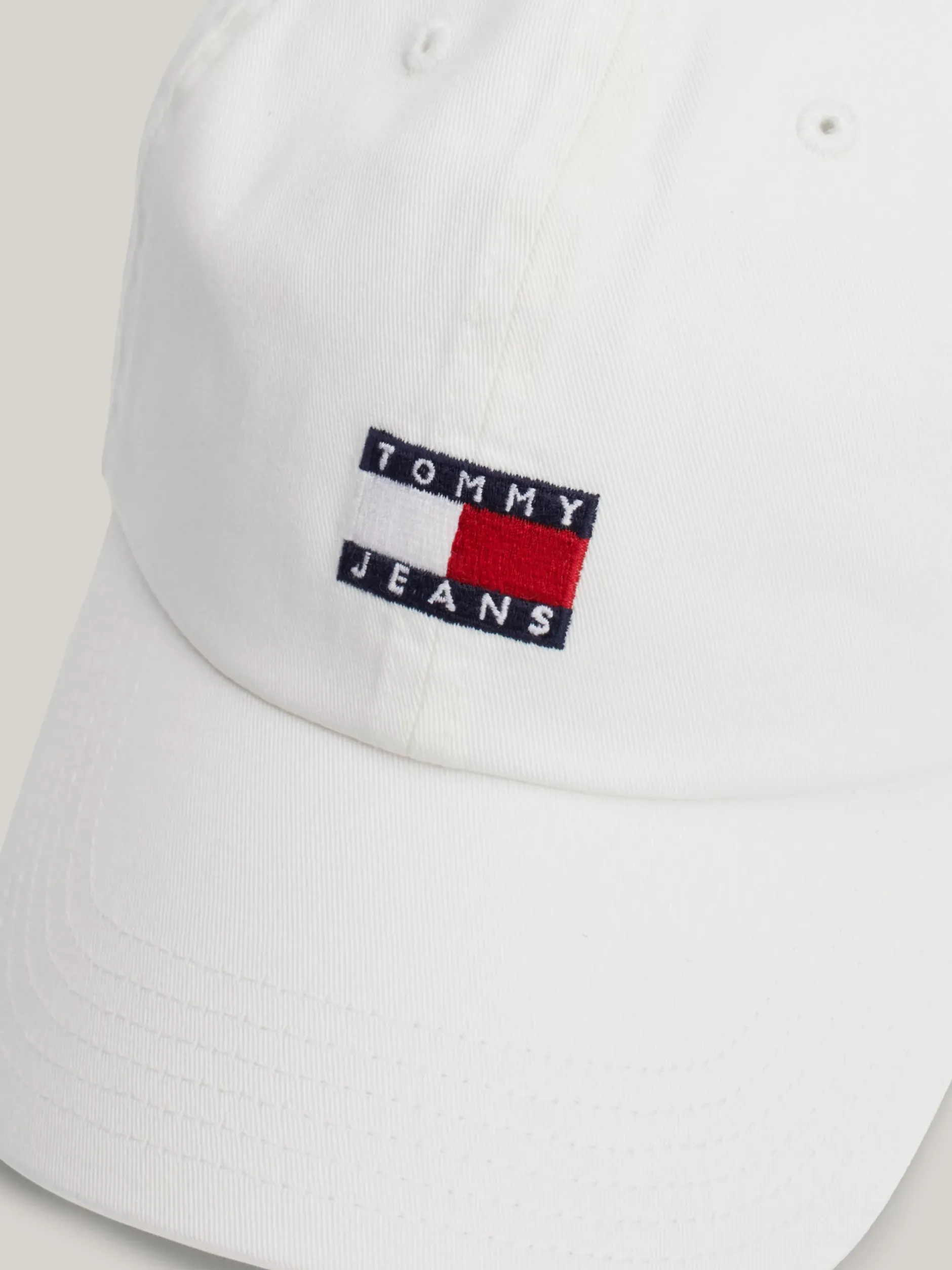 Czapki Z Daszkiem|Czapki I Szaliki*Tommy Hilfiger Bejsbolówka Heritage Z Wyhaftowaną Flagą ANCIENT WHITE