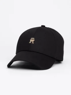 Czapki Z Daszkiem|Czapki I Szaliki*Tommy Hilfiger Bejsbolówka Z Monogramem TH BLACK