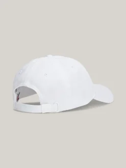 Czapki Z Daszkiem|Czapki I Szaliki*Tommy Hilfiger Bejsbolówka Z Podłużną Flagą WHITE