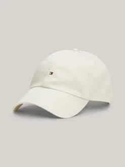 Czapki Z Daszkiem|Czapki I Szaliki*Tommy Hilfiger Bejsbolówka Z Wyhaftowanym Logo NEWSPRINT