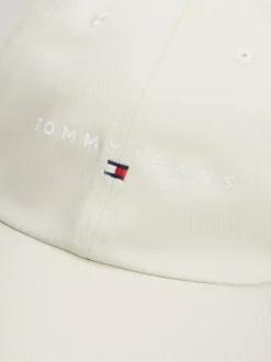 Czapki Z Daszkiem|Czapki I Szaliki*Tommy Hilfiger Bejsbolówka Z Wyhaftowanym Logo NEWSPRINT
