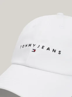 Czapki Z Daszkiem|Czapki I Szaliki*Tommy Hilfiger Bejsbolówka Z Wyhaftowanym Logo WHITE