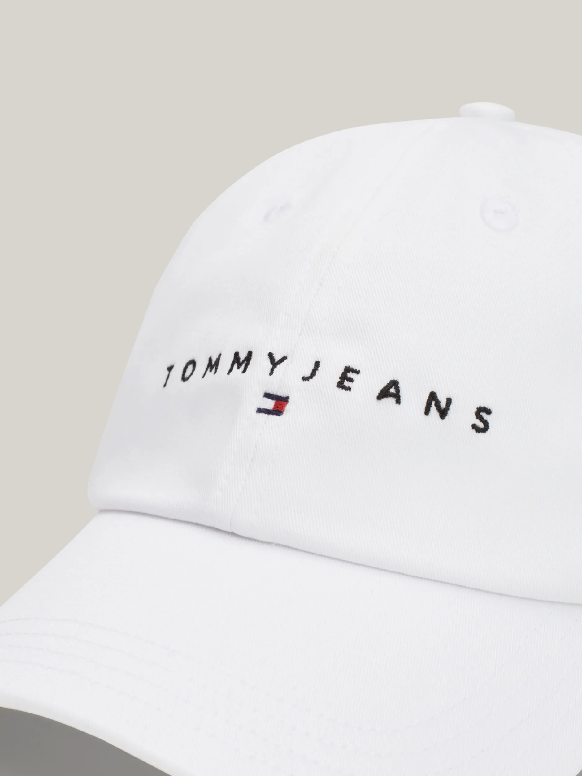 Czapki Z Daszkiem|Czapki I Szaliki*Tommy Hilfiger Bejsbolówka Z Wyhaftowanym Logo WHITE