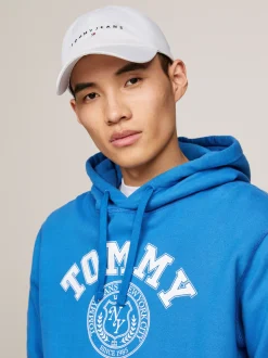 Czapki Z Daszkiem|Czapki I Szaliki*Tommy Hilfiger Bejsbolówka Z Wyhaftowanym Logo WHITE