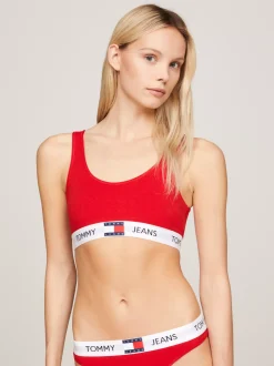 Biustonosze|Bielizna*Tommy Hilfiger Biustonosz Bralette Bez Podszewki Heritage DEEP CRIMSON