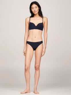 Biustonosze|Bielizna*Tommy Hilfiger Biustonosz Push-up Bez Fiszbin Obszyty Koronką DESERT SKY