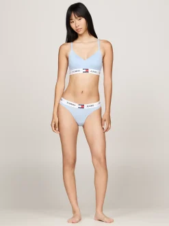Biustonosze|Bielizna*Tommy Hilfiger Biustonosz Push-up Typu Bralette Heritage Z Logo CHAMBRAY BLUE