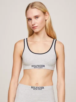 Biustonosze|Bielizna*Tommy Hilfiger Biustonosz Typu Bralette Hilfiger Monotype LIGHT GREY HEATHER
