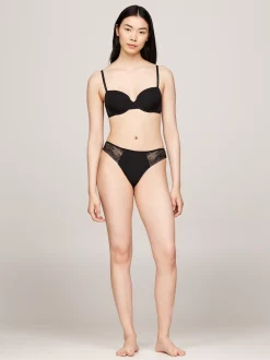 Biustonosze|Bielizna*Tommy Hilfiger Biustonosz Z Półmiseczkami I Poduszkami BLACK