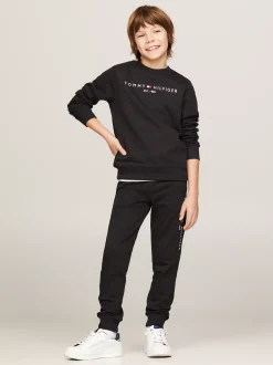 Bluzy Dresowe I Z Kapturem|Bluzy Dresowe I Z Kapturem*Tommy Hilfiger Bluza Essential Z Logo BLACK
