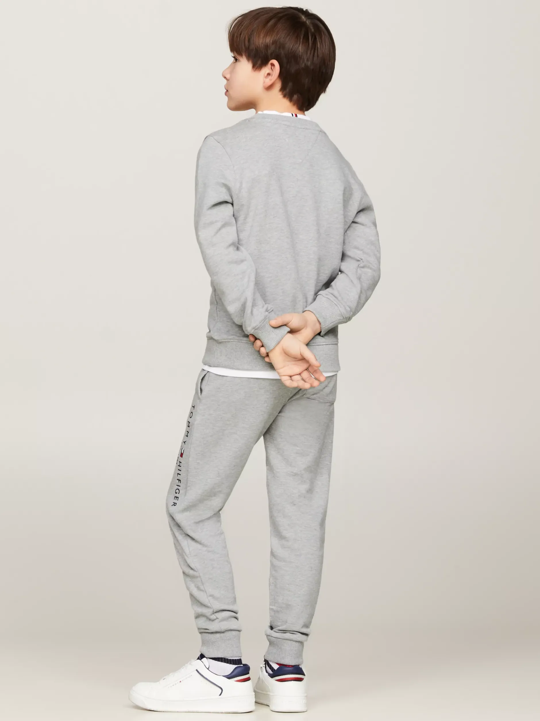 Bluzy Dresowe I Z Kapturem|Bluzy Dresowe I Z Kapturem*Tommy Hilfiger Bluza Essential Z Logo LIGHT GREY HEATHER