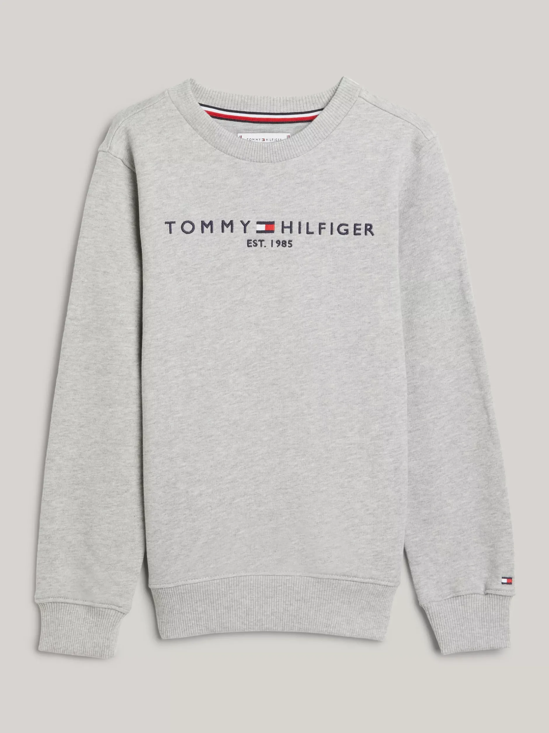 Bluzy Dresowe I Z Kapturem|Bluzy Dresowe I Z Kapturem*Tommy Hilfiger Bluza Essential Z Logo LIGHT GREY HEATHER