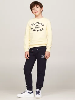 Bluzy Dresowe I Z Kapturem*Tommy Hilfiger Bluza Hilfiger Monotype Z Flokowanym Logo LEMON ZEST