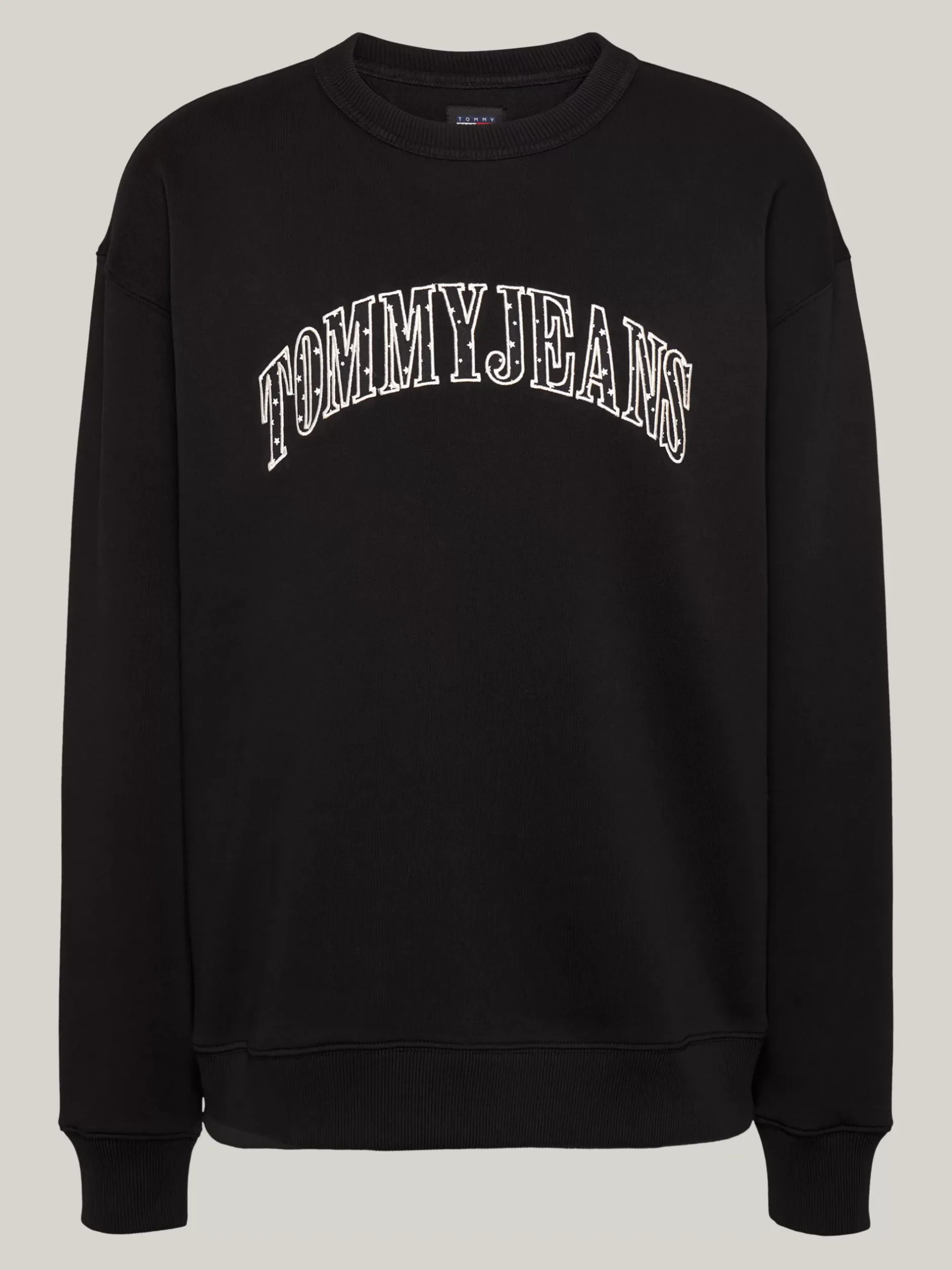 Bluzy Dresowe & Z Kapturem*Tommy Hilfiger Bluza O Luźnym Kroju Z Aplikacją Z Logo BLACK