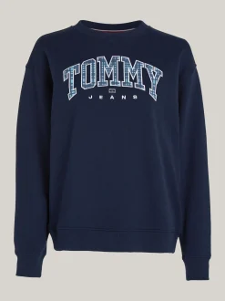 Bluzy Dresowe & Z Kapturem*Tommy Hilfiger Bluza Prep Explorer O Luźnym Kroju DARK NIGHT NAVY