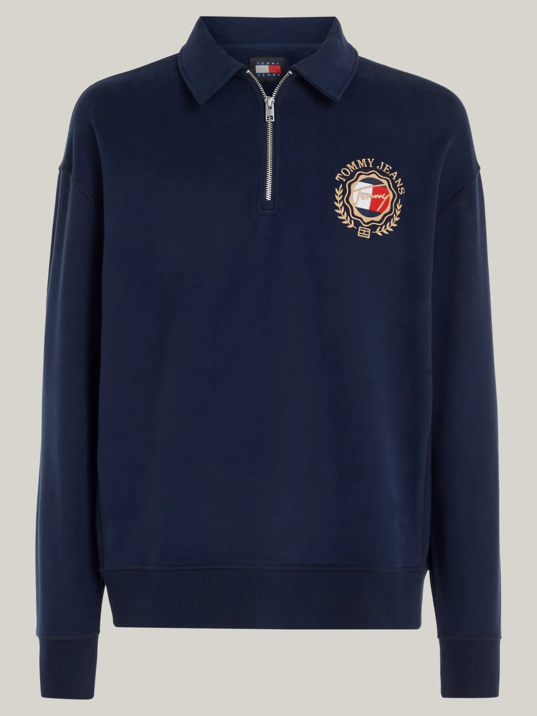 Bluzy Dresowe & Z Kapturem*Tommy Hilfiger Bluza Prep Explorer Z Zamkiem Do 1/4 Długości DARK NIGHT NAVY