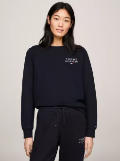 Stroje Domowe*Tommy Hilfiger Bluza TH Original Z Logo DESERT SKY