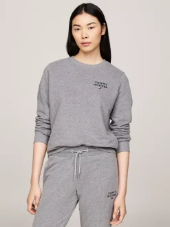 Stroje Domowe*Tommy Hilfiger Bluza TH Original Z Logo MID GREY HT