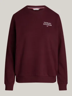 Stroje Domowe*Tommy Hilfiger Bluza TH Original Z Logo DEEP BURGUNDY