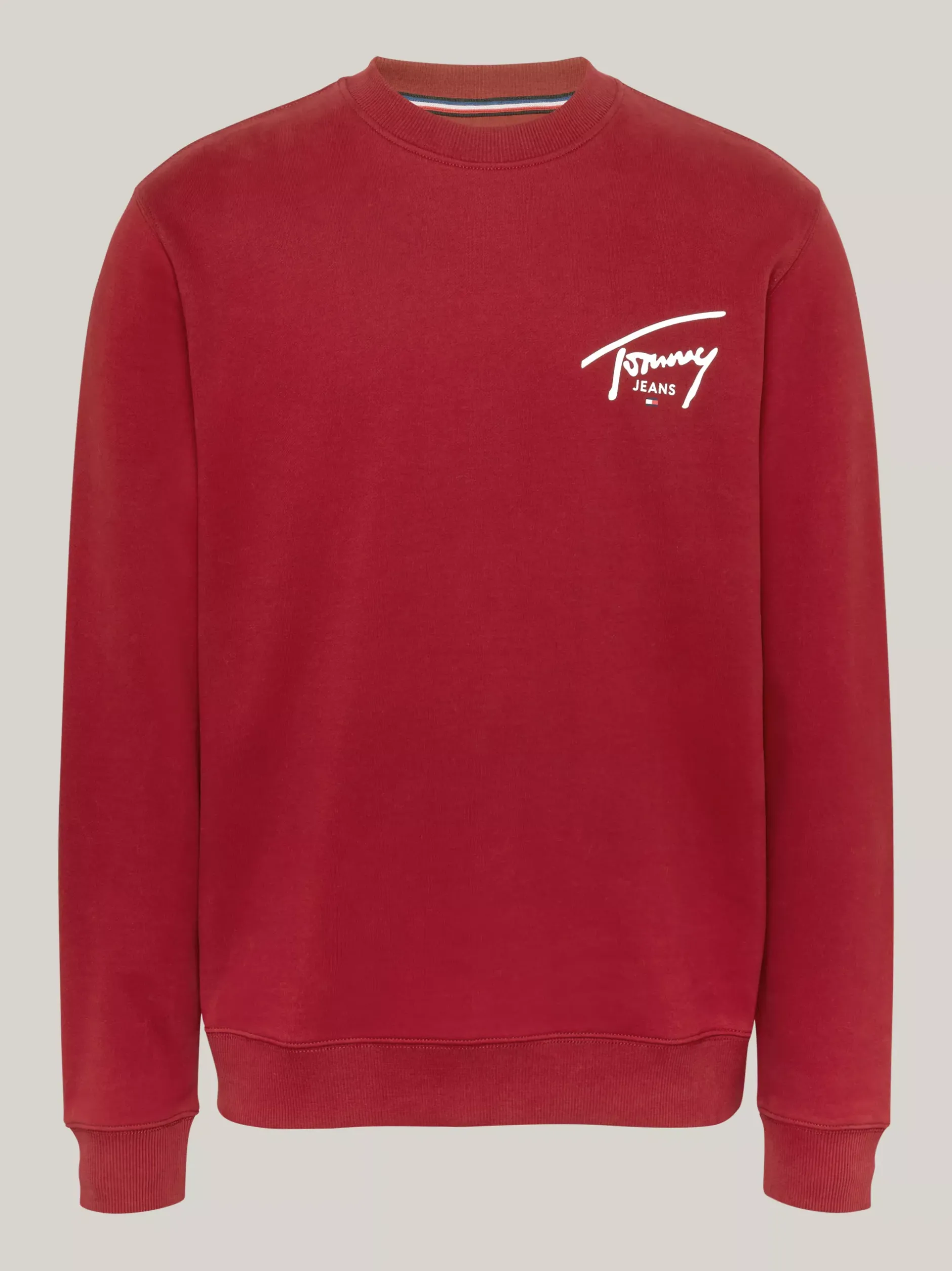 Bluzy Dresowe & Z Kapturem*Tommy Hilfiger Bluza Z Grafiką Z Logo Z Tyłu REGATTA RED