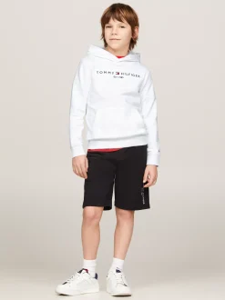 Bluzy Dresowe I Z Kapturem|Bluzy Dresowe I Z Kapturem*Tommy Hilfiger Bluza Z Kapturem Essential Z Wyhaftowanym Logo WHITE