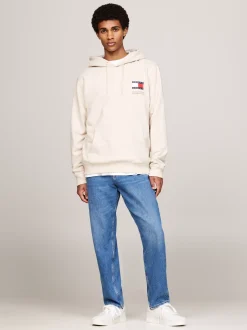 Bluzy Dresowe & Z Kapturem*Tommy Hilfiger Bluza Z Kapturem I Logo NEWSPRINT