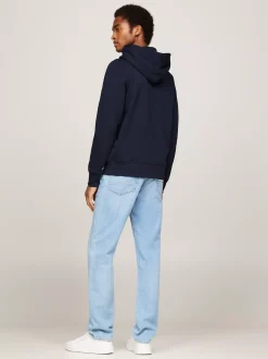 Bluzy Dresowe & Z Kapturem*Tommy Hilfiger Bluza Z Kapturem I Motywem Flagi Hilfiger DESERT SKY