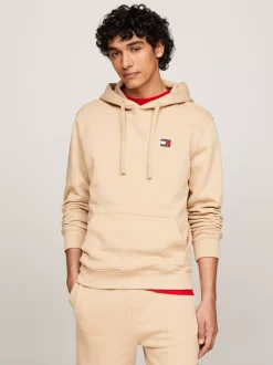 Bluzy Dresowe & Z Kapturem*Tommy Hilfiger Bluza Z Kapturem I Naszywką Tommy GENTLE GOLD