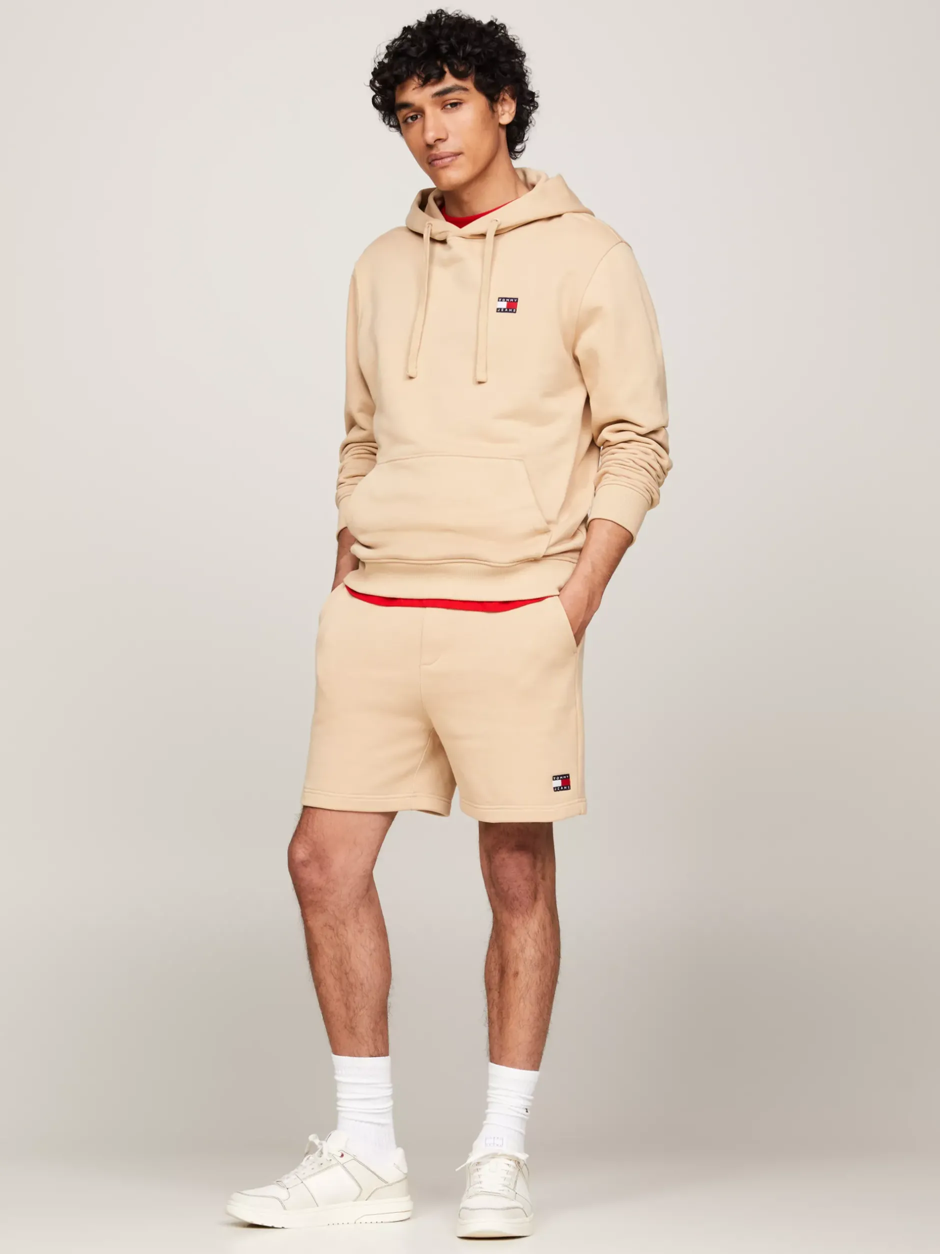 Bluzy Dresowe & Z Kapturem*Tommy Hilfiger Bluza Z Kapturem I Naszywką Tommy GENTLE GOLD