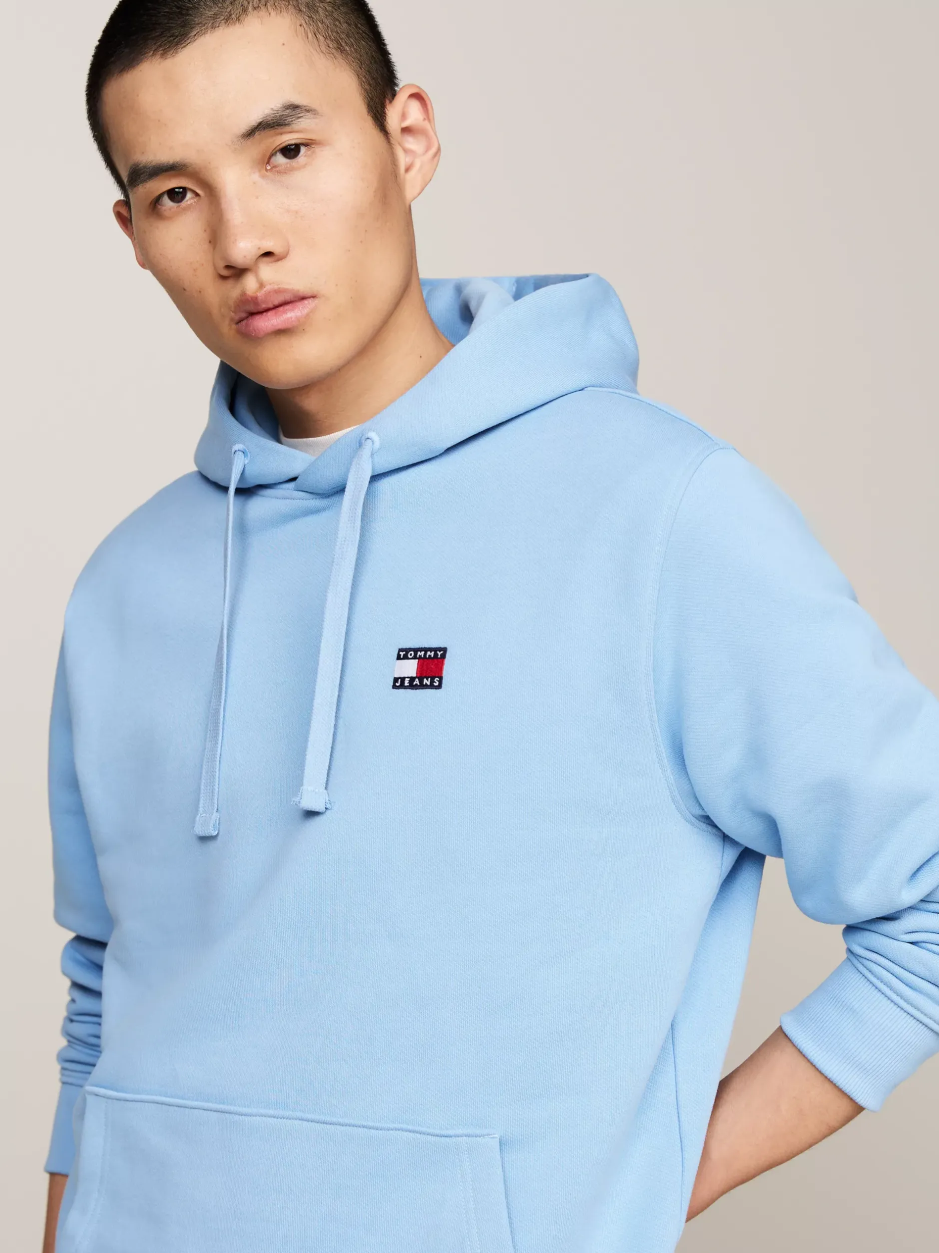 Bluzy Dresowe & Z Kapturem*Tommy Hilfiger Bluza Z Kapturem I Naszywką Tommy WESTSIDE BLUE