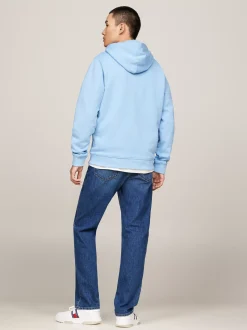 Bluzy Dresowe & Z Kapturem*Tommy Hilfiger Bluza Z Kapturem I Naszywką Tommy WESTSIDE BLUE