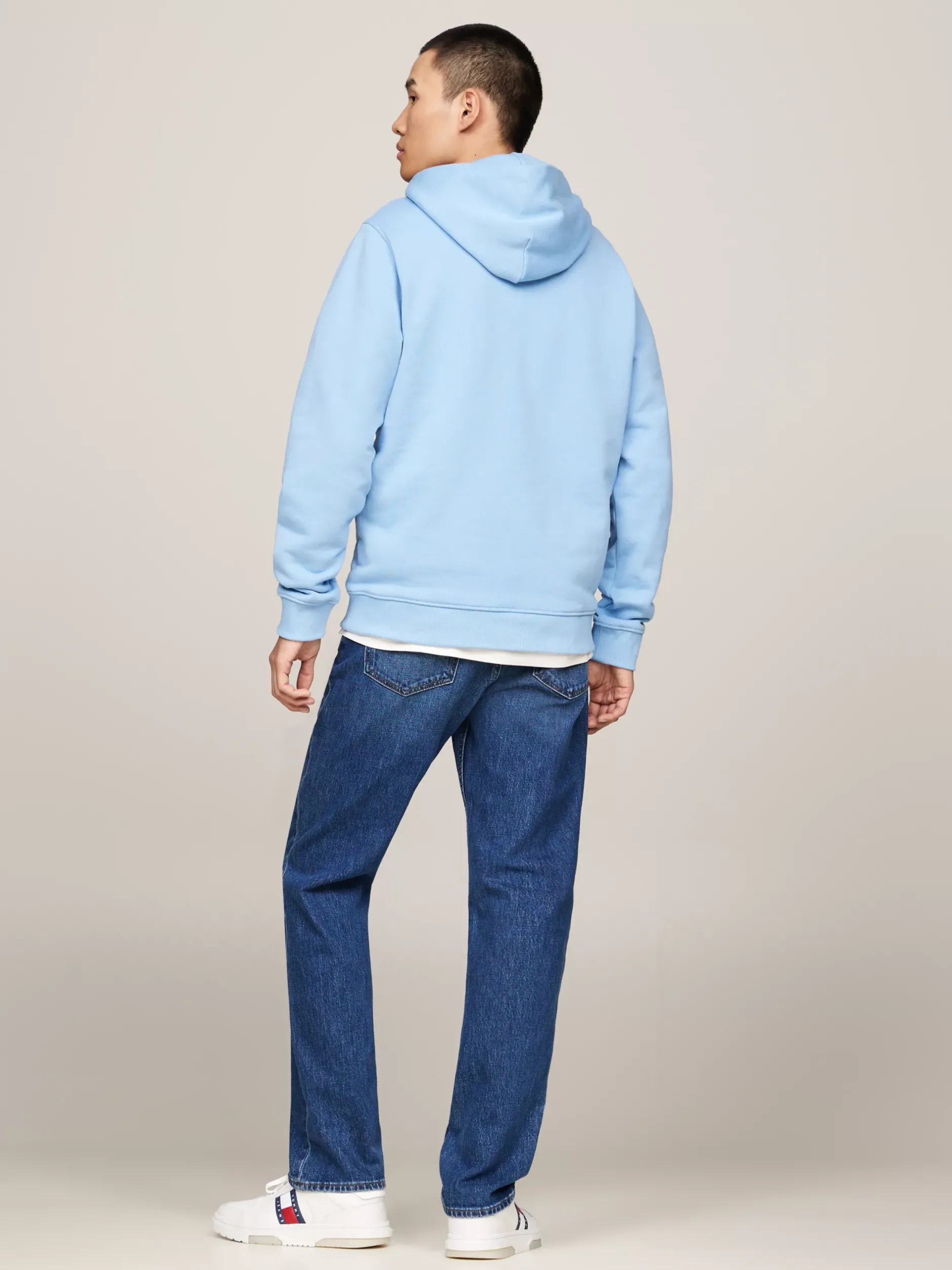 Bluzy Dresowe & Z Kapturem*Tommy Hilfiger Bluza Z Kapturem I Naszywką Tommy WESTSIDE BLUE
