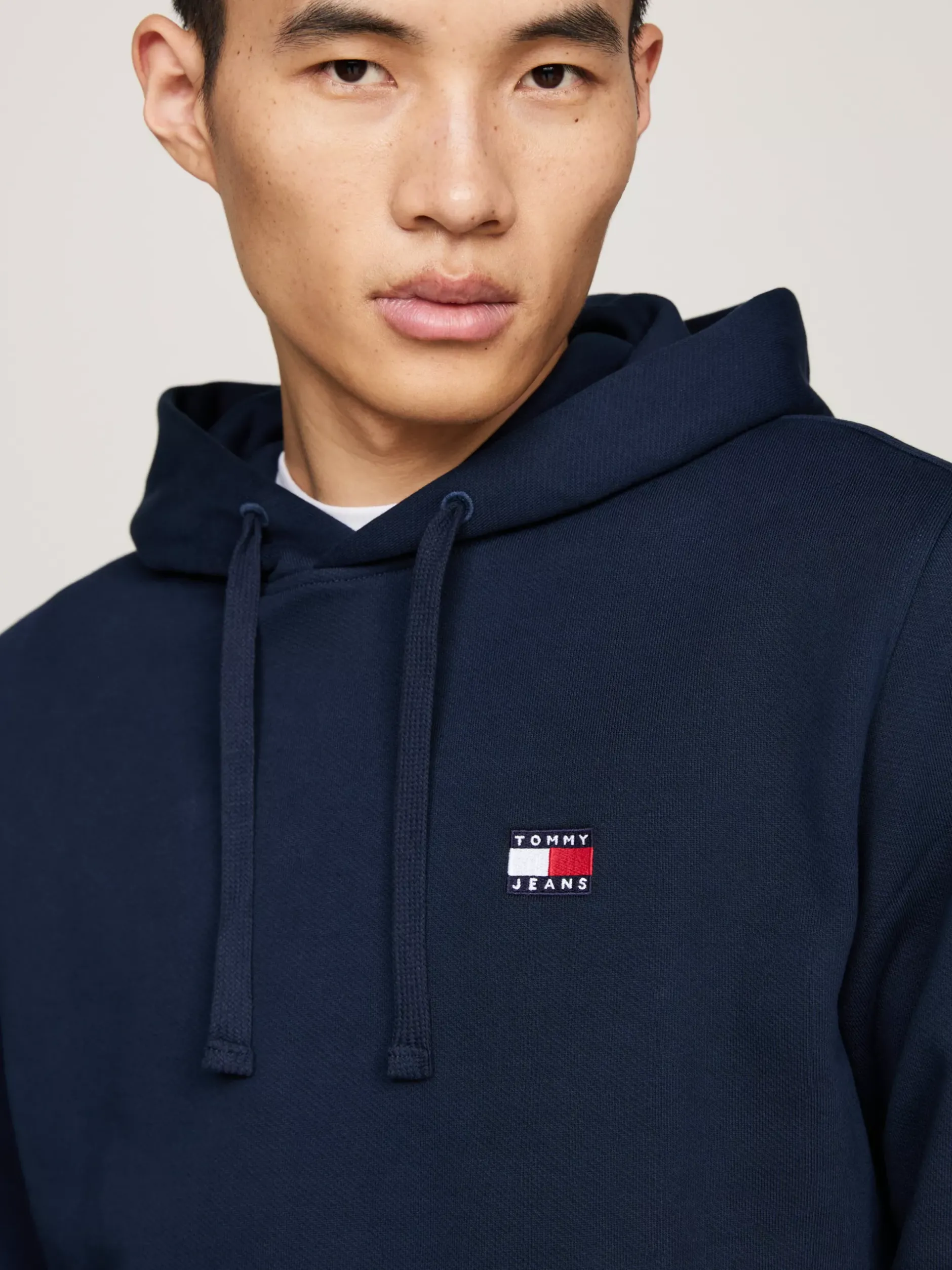 Bluzy Dresowe & Z Kapturem*Tommy Hilfiger Bluza Z Kapturem I Naszywką Tommy DARK NIGHT NAVY