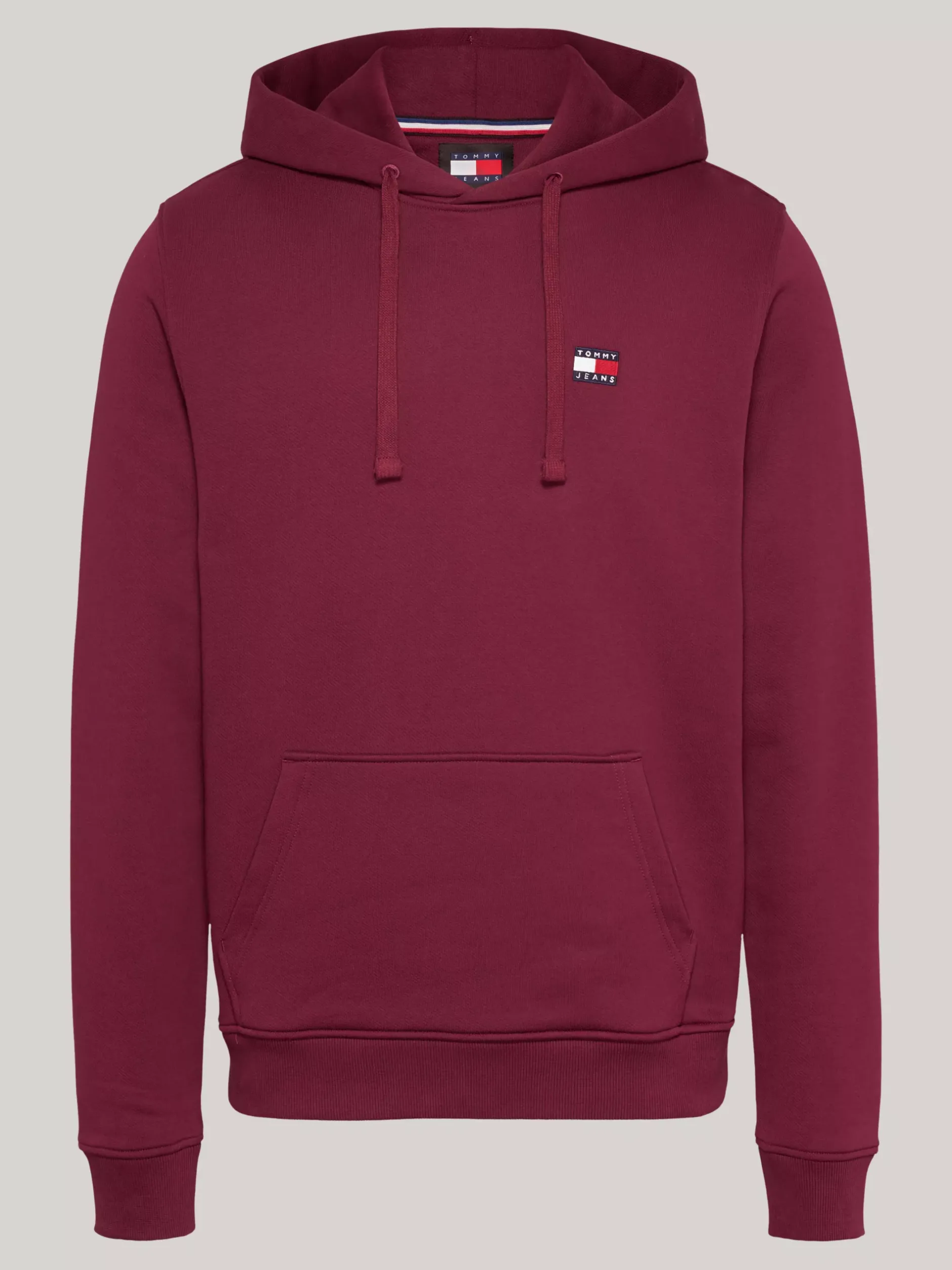 Bluzy Dresowe & Z Kapturem*Tommy Hilfiger Bluza Z Kapturem I Naszywką Tommy DEEP ROUGE