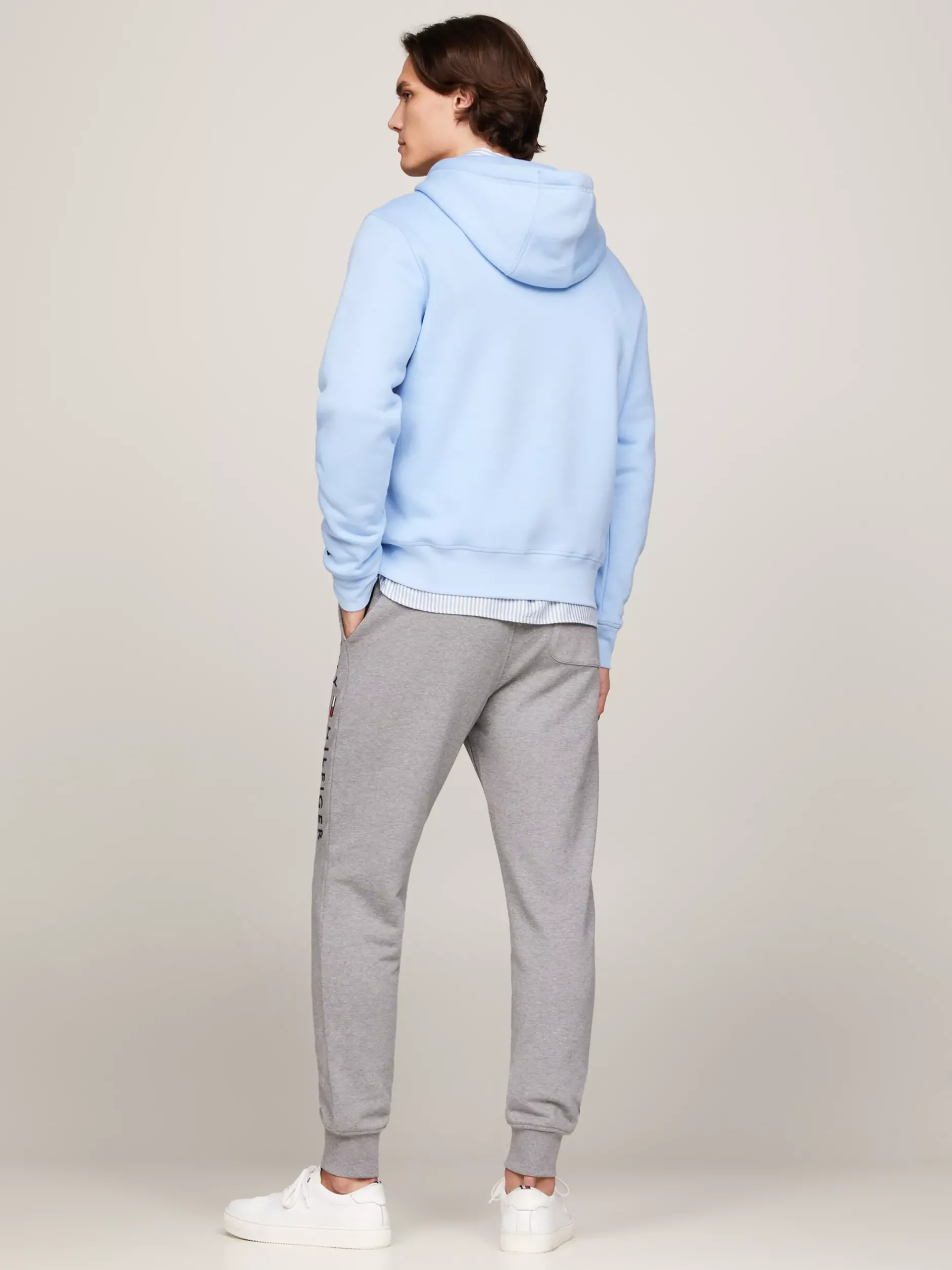 Dresy|Bluzy Dresowe & Z Kapturem*Tommy Hilfiger Bluza Z Kapturem I Wyhaftowanym Logo VESSEL BLUE