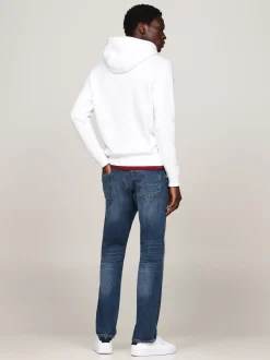 Dresy|Bluzy Dresowe & Z Kapturem*Tommy Hilfiger Bluza Z Kapturem I Wyhaftowanym Logo WHITE