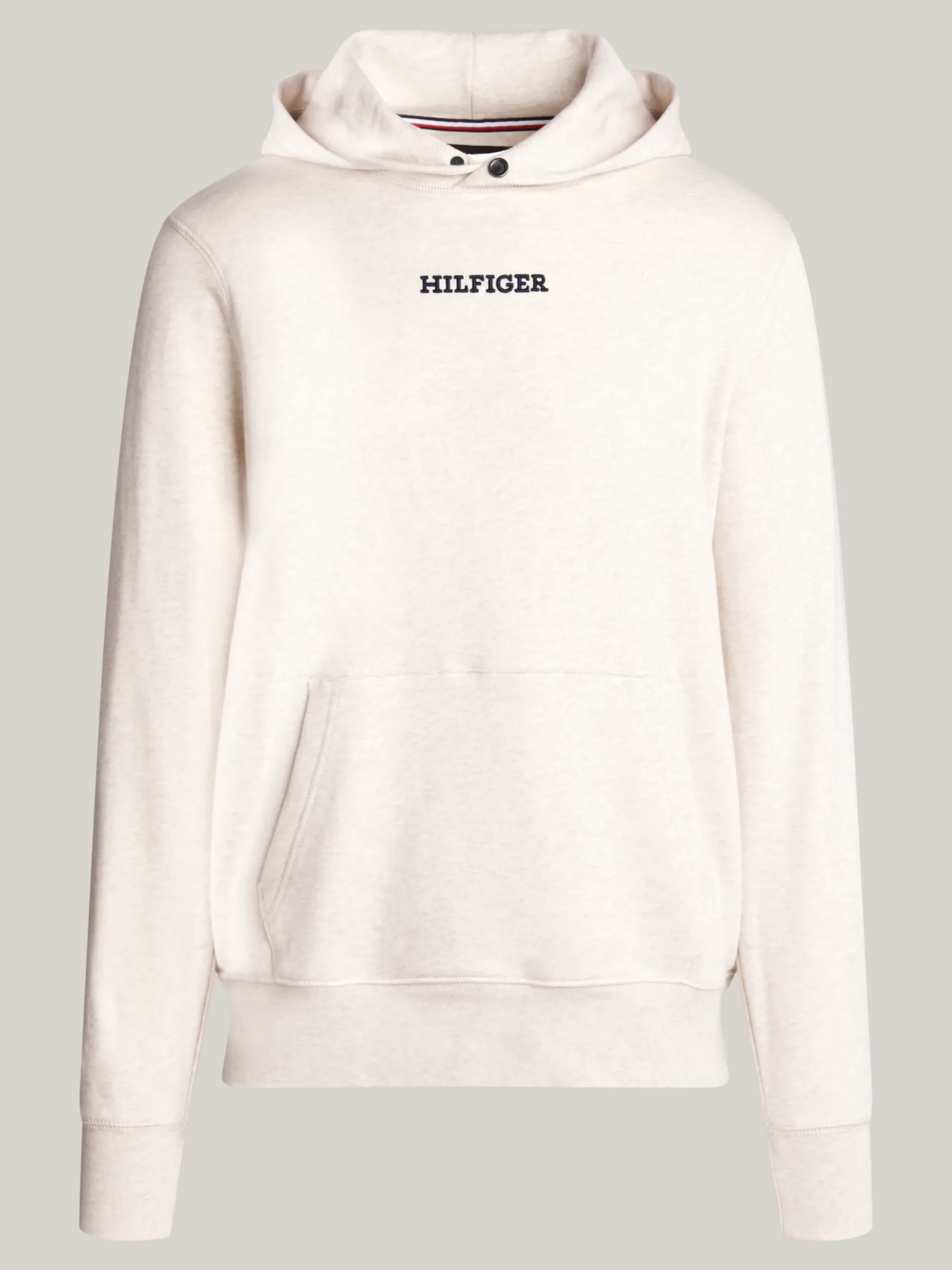 Bluzy Dresowe & Z Kapturem*Tommy Hilfiger Bluza Z Kapturem O Regularnym Kroju HEATHERED OATMILK