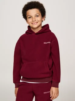 Bluzy Dresowe I Z Kapturem|Bluzy Dresowe I Z Kapturem*Tommy Hilfiger Bluza Z Kapturem Z Logo Hilfiger Monotype DEEP ROUGE