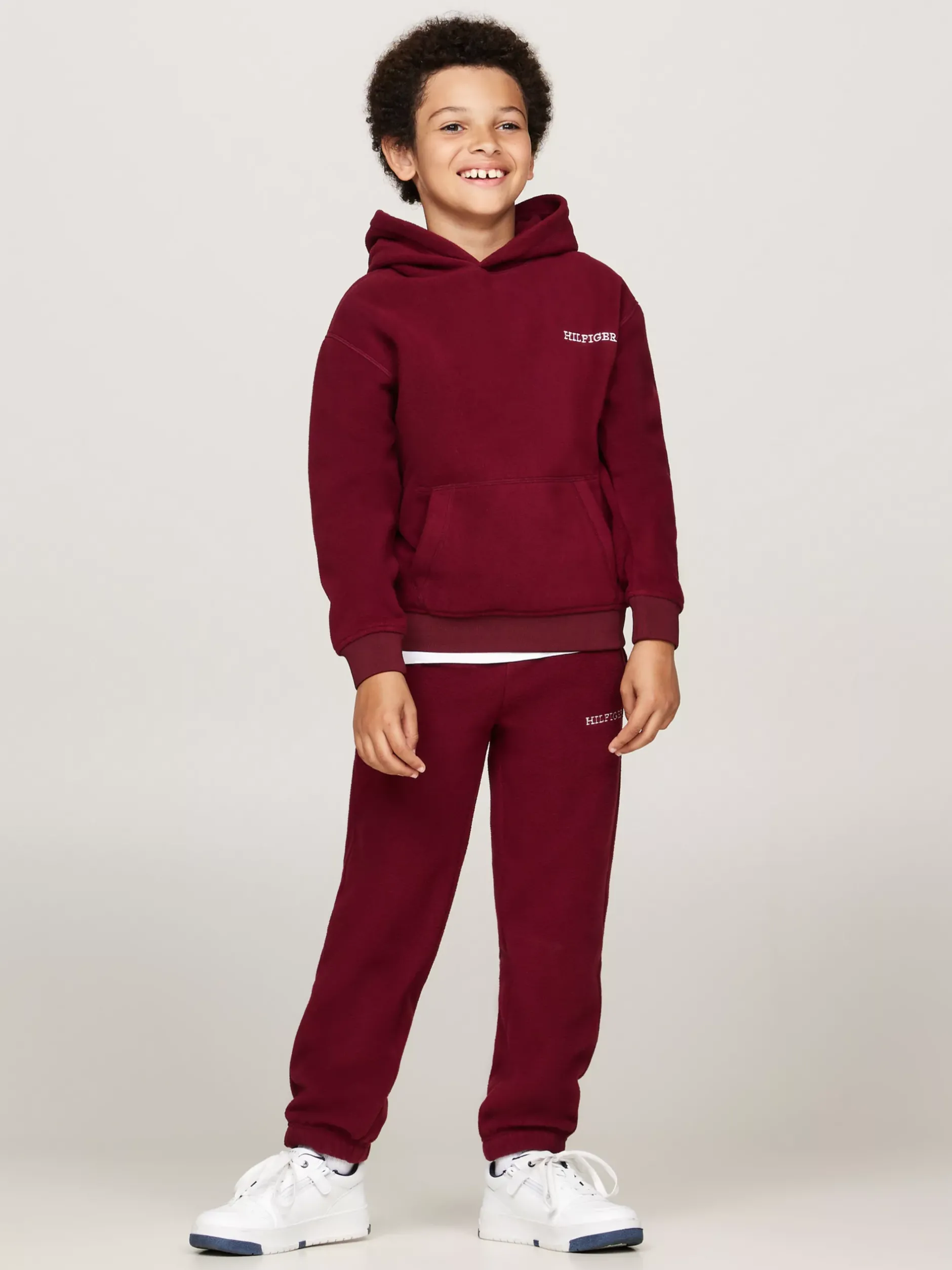 Bluzy Dresowe I Z Kapturem|Bluzy Dresowe I Z Kapturem*Tommy Hilfiger Bluza Z Kapturem Z Logo Hilfiger Monotype DEEP ROUGE