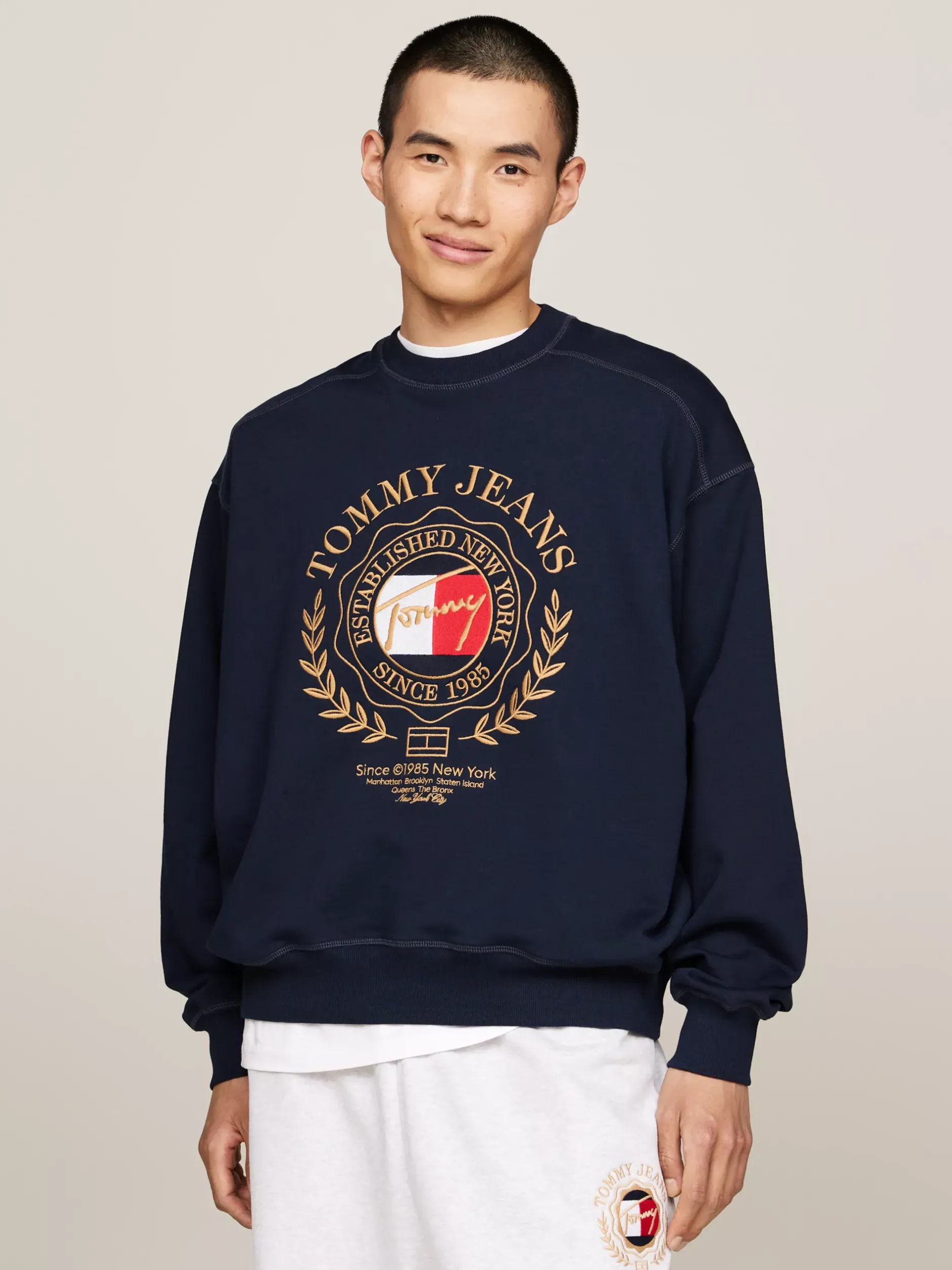 Bluzy Dresowe & Z Kapturem*Tommy Hilfiger Bluza Z Kolekcji Prep Explorer DARK NIGHT NAVY